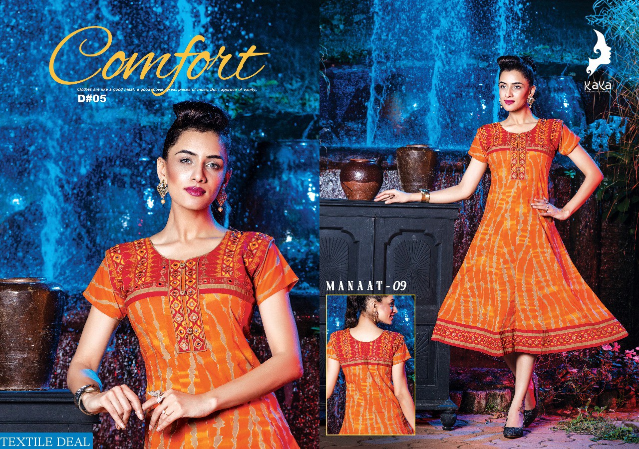kaya mannat vol-9 Wholesale anarkali kurtis